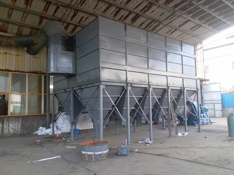 布袋除塵器現(xiàn)場